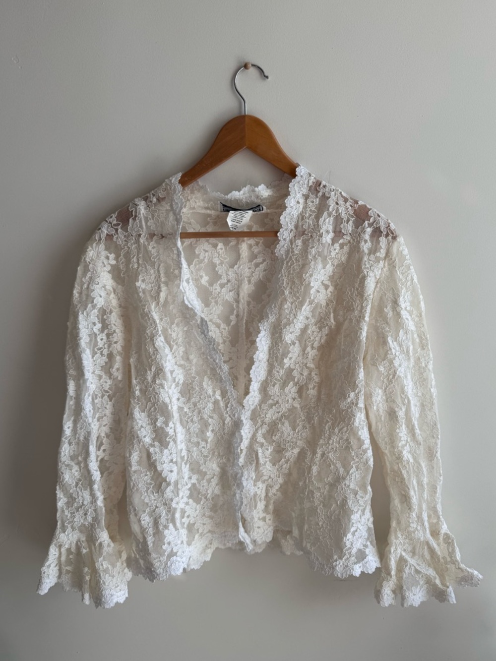 Vintage White Lace Jacket